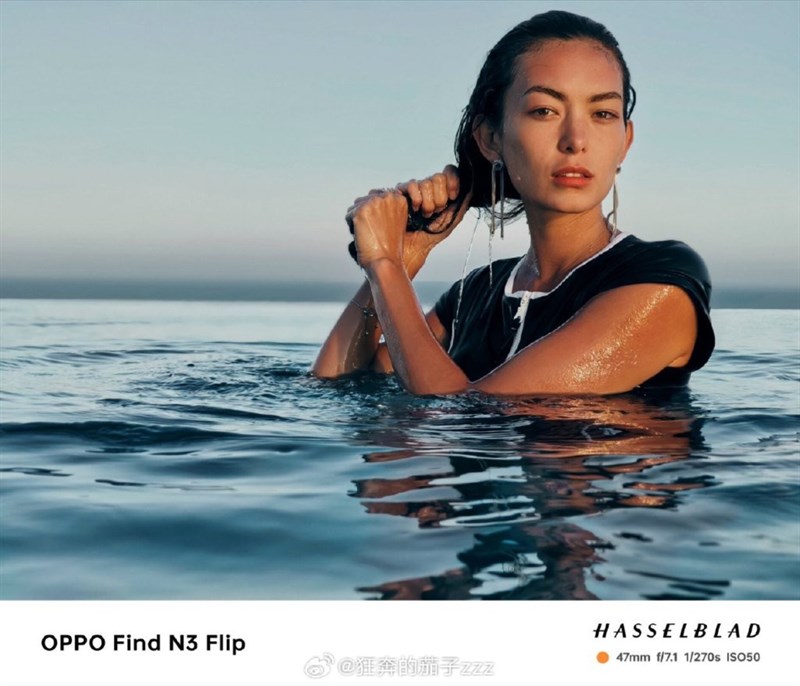 Ảnh chụp chân dung từ camera tele của OPPO Find N3 Flip. Nguồn: OPPO. Ảnh chụp chân dung từ camera tele của OPPO Find N3 Flip. Nguồn: OPPO.