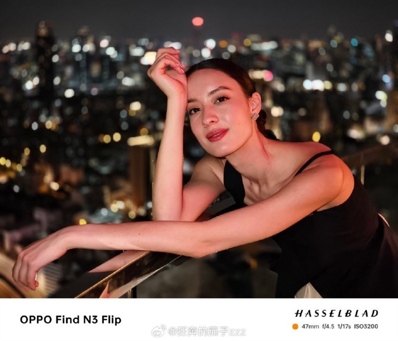 Ảnh chụp chân dung từ camera tele của OPPO Find N3 Flip. Nguồn: OPPO. Ảnh chụp chân dung từ camera tele của OPPO Find N3 Flip. Nguồn: OPPO.