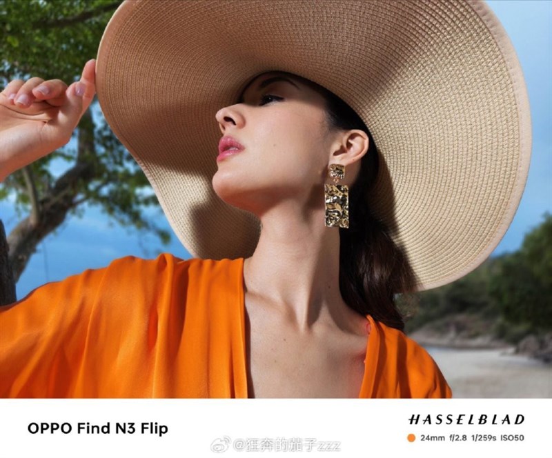 Ảnh chụp chân dung từ camera tele của OPPO Find N3 Flip. Nguồn: OPPO. Ảnh chụp chân dung từ camera tele của OPPO Find N3 Flip. Nguồn: OPPO.