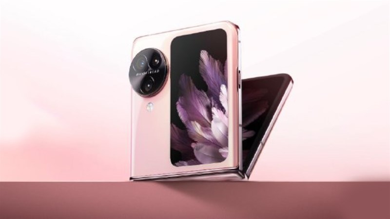 OPPO Find N3 Flip phiên bản màu hồng. Nguồn: OPPO. OPPO Find N3 Flip phiên bản màu hồng. Nguồn: OPPO.