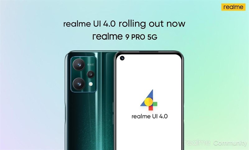 realme 9i 5G và realme 9 Pro nhận bản cập nhật Android 13