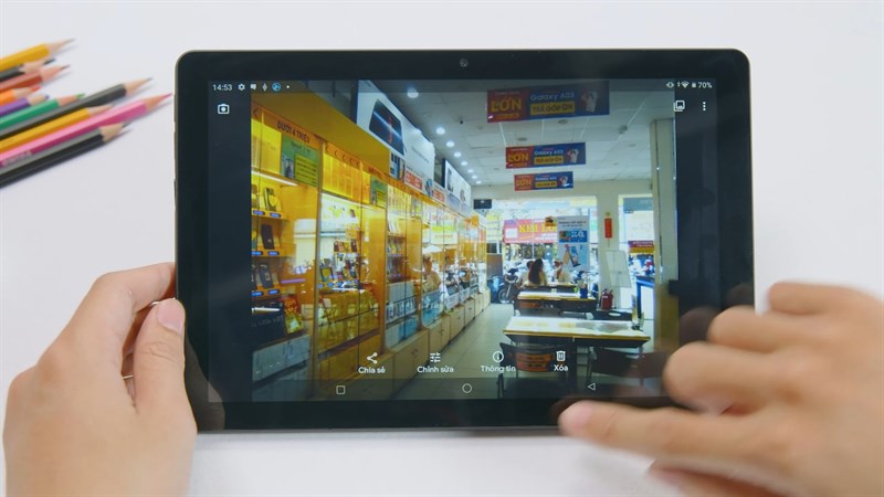 Camera của Masstel Tab 10S khá khiêm tốn nhưng cũng đủ để đáp ứng các nhu cầu cơ bản.