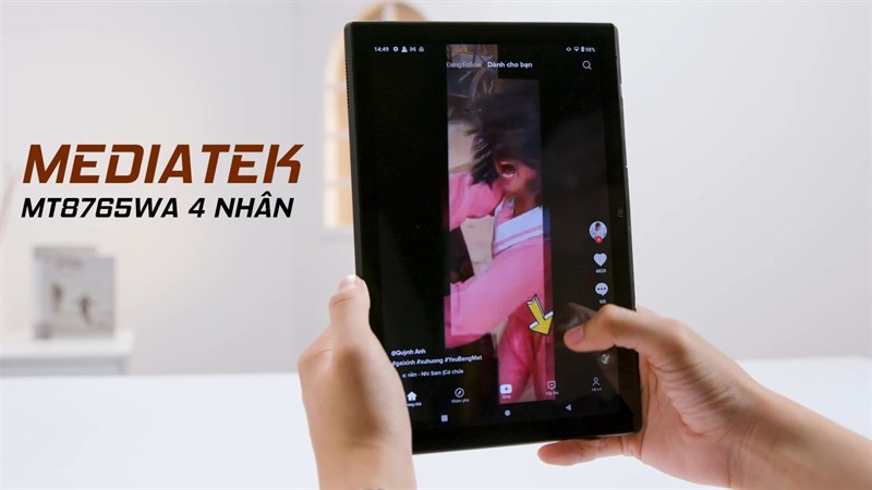 Vi xử lý MediaTek MT8765WA đem đến cho Masstel Tab 10A một hiệu năng vừa phải và ổn định.