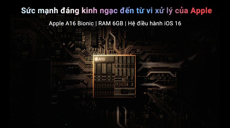 Dù có một sức mạnh đáng kinh ngạc, nhưng A16 Bionic lại không sở hữu nhiều cải tiến về GPU Dù có một sức mạnh đáng kinh ngạc, nhưng A16 Bionic lại không sở hữu nhiều cải tiến về GPU