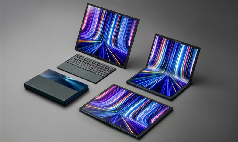 Chiếc ASUS Zenbook 17 Fold có thể biến hóa ra nhiều loại thiết bị khác nhau Chiếc ASUS Zenbook 17 Fold có thể biến hóa ra nhiều loại thiết bị khác nhau