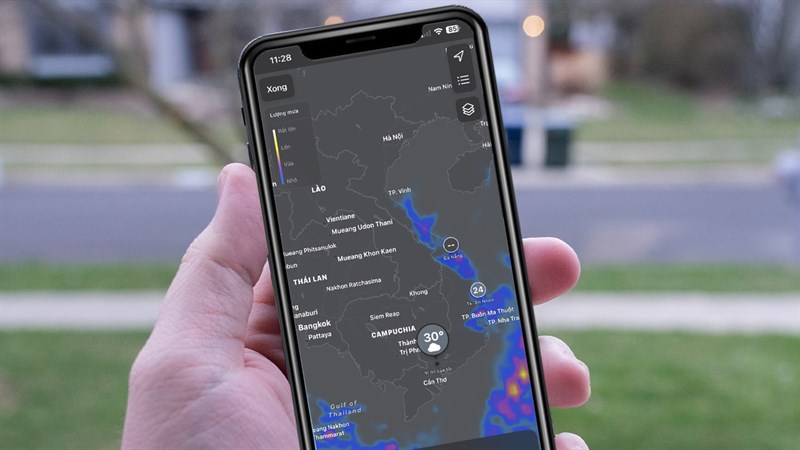 Cách hiển thị bản đồ thời tiết ẩn trên iPhone Cách hiển thị bản đồ thời tiết ẩn trên iPhone