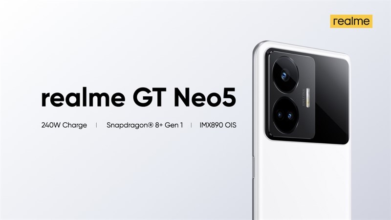 Poster realme GT Neo5 được hãng đăng tải - Ảnh: realme Poster realme GT Neo5 được hãng đăng tải - Ảnh: realme