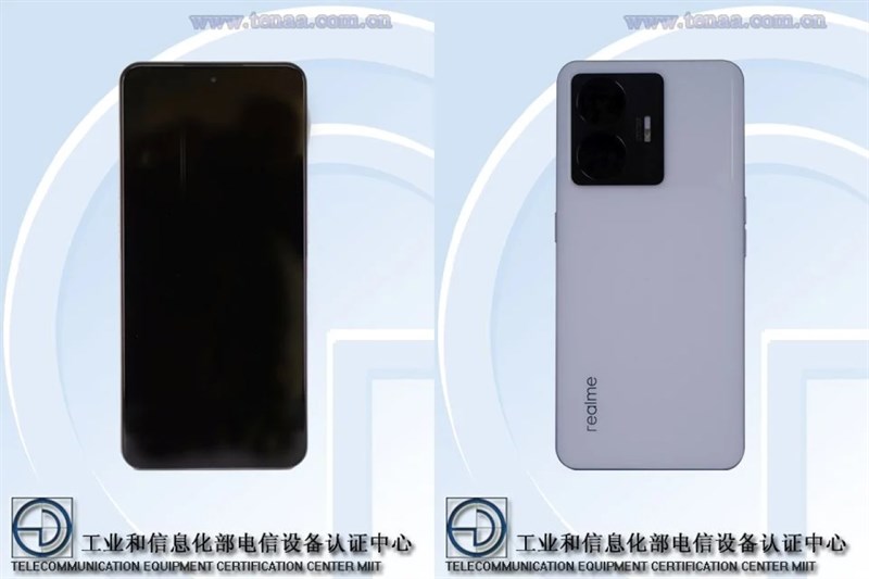 Ngoại hình realme GT Neo5 bản sạc 240 W trên TENAA Ngoại hình realme GT Neo5 bản sạc 240 W trên TENAA