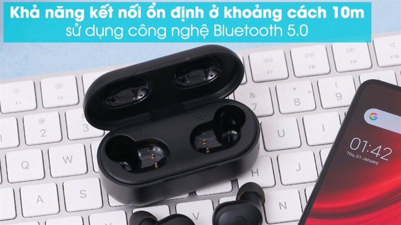 Tai nghe Bluetooth TWS Mozard DS635-WB Đen