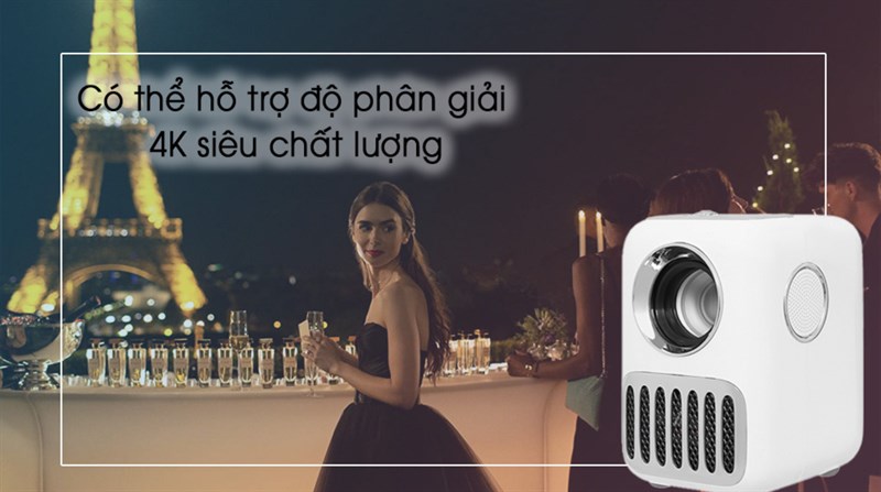 Wanbo T2R hỗ trợ độ phân giải lên đến 4K