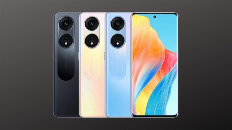 OPPO Reno8 T 5G có 3 màu sắc là Moon Sea Black, Dawn Gold, và Morning Rain Blue