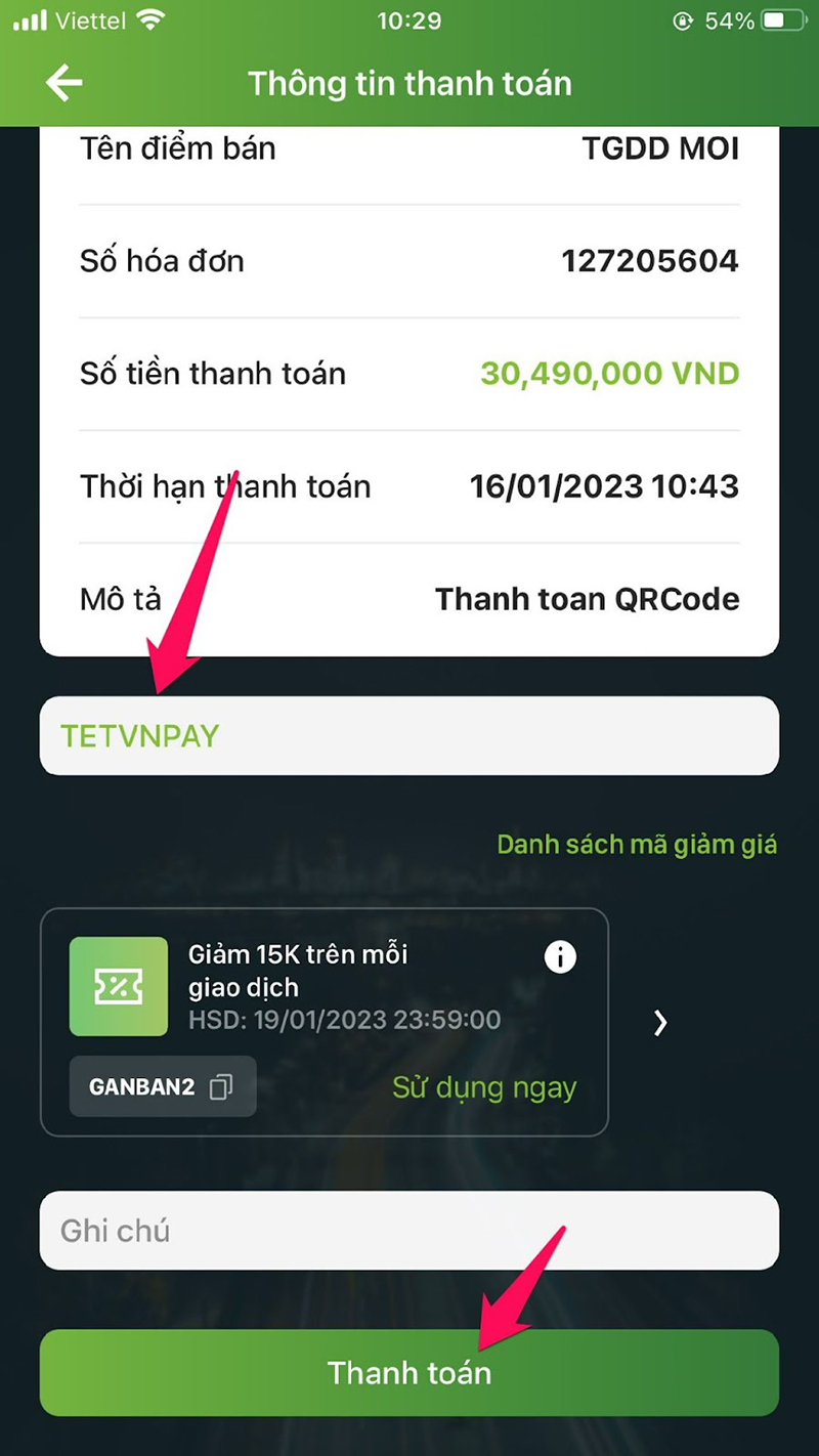 Tết cùng VNPAY, có ngay voucher đến 100K khi nhập mã khuyến mãi