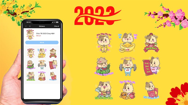 Cách tải Sticker tết Zalo 2023