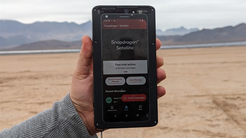 Snapdragon Satellite giúp thiết bị Android có thể liên lạc thông qua vệ tinh trong trường hợp khẩn cấp