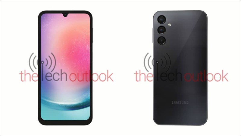 Rò rỉ ảnh render của Samsung Galaxy A24 Rò rỉ ảnh render của Samsung Galaxy A24
