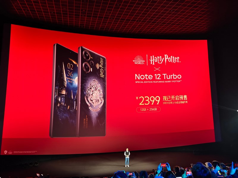 Giá của Redmi Note 12 Turbo phiên bản Harry Potter là 2.399 Nhân dân tệ (khoảng 8.2 triệu đồng). Nguồn: Redmi.