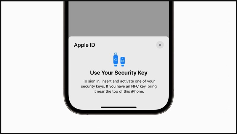 Apple trang bị khóa bảo mật vật lý cho iPhone chạy hệ điều hành iOS 16.3