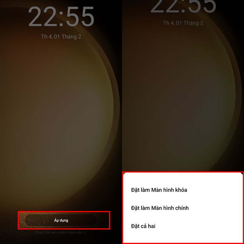 Cách cài hình nền Galaxy S series mới Cách cài hình nền Galaxy S series mới