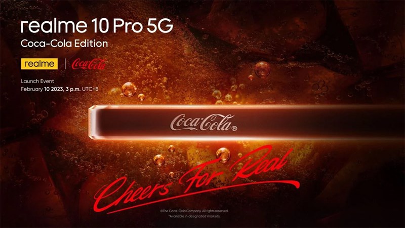 realme xác nhận hợp tác với Coca-Cola realme xác nhận hợp tác với Coca-Cola