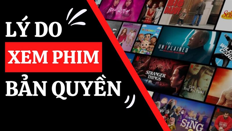 Tại sao nên xem phim bản quyền?