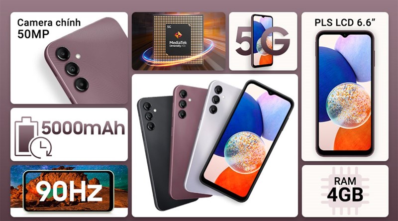 Chốt lẹ liền tay Galaxy A14 5G để nhận giảm giá cùng quà tặng Chốt lẹ liền tay Galaxy A14 5G để nhận giảm giá cùng quà tặng