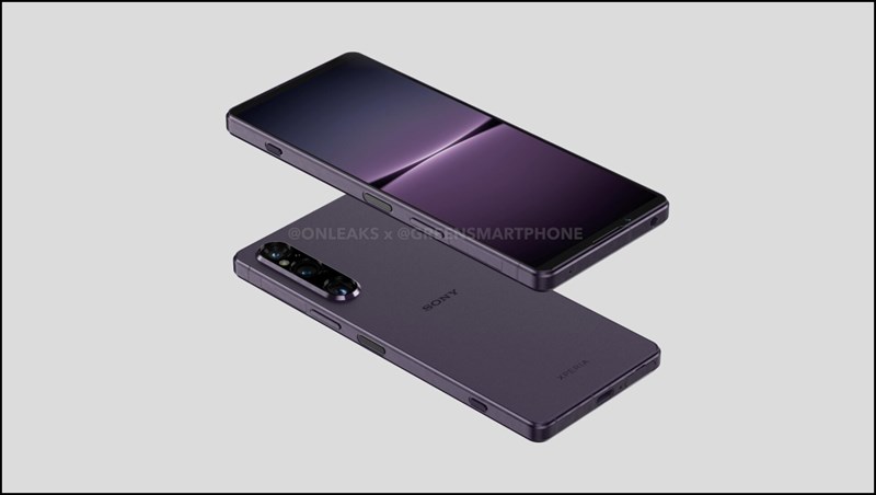 Hình ảnh thiết kế của Sony Xperia 1 V