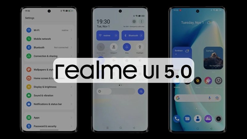 Các thiết bị tương thích với realme UI 5.0 Các thiết bị tương thích với realme UI 5.0