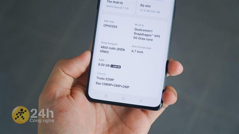 Đánh giá hiệu năng OPPO Reno8T 5G