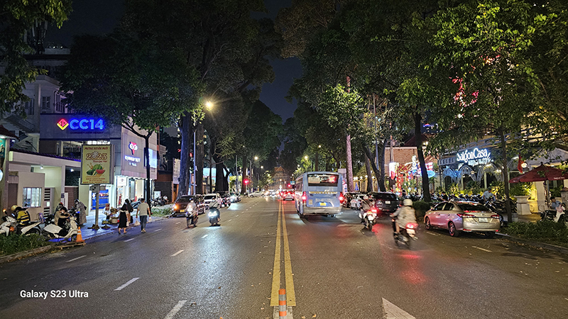 Ảnh chụp trong điều kiện thiếu sáng từ camera Galaxy S23 Ultra 5G. Ảnh chụp trong điều kiện thiếu sáng từ camera Galaxy S23 Ultra 5G.
