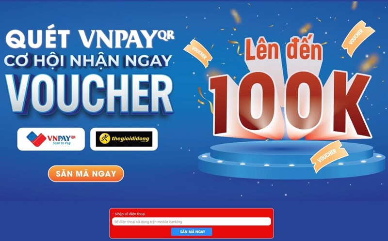 Săn mã giảm giá VNPay, giảm đến 100K cho hoá đơn từ 10 triệu