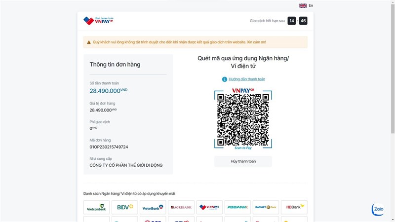 Săn mã giảm giá VNPAY, giảm đến 100K cho hoá đơn từ 10 triệu