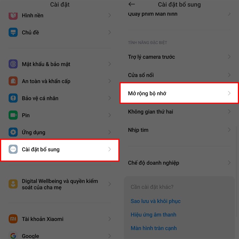 Cách chỉnh RAM ảo trên MIUI 14 Cách chỉnh RAM ảo trên MIUI 14