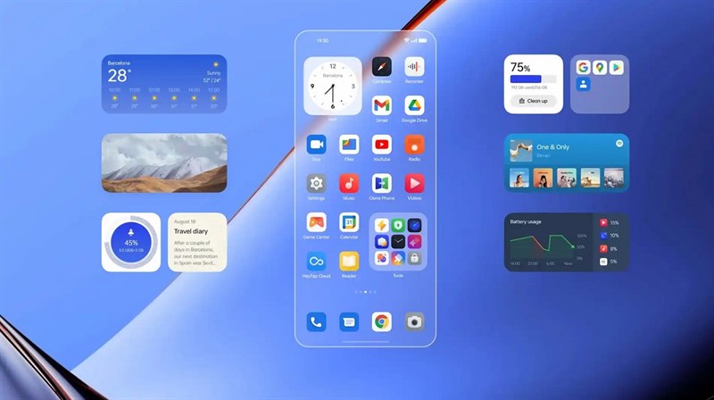 ColorOS 13 có giao diện đẹp mắt