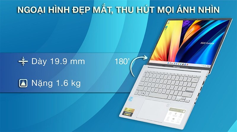 Asus nổi tiếng với các mẫu laptop mỏng nhẹ