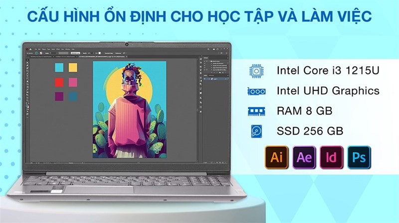 Cấu hình ổn định cho bạn học tập và làm việc