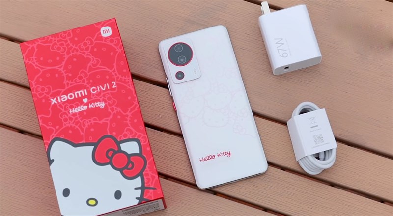 Trên tay Xiaomi CIVI 2 Hello Kitty