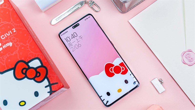 Trên tay Xiaomi CIVI 2 Hello Kitty