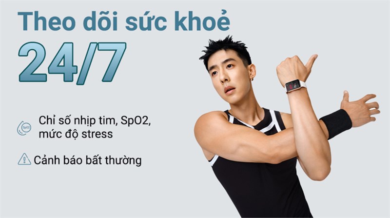 Vòng đeo tay thông minh Mi Band 7 Pro Đen