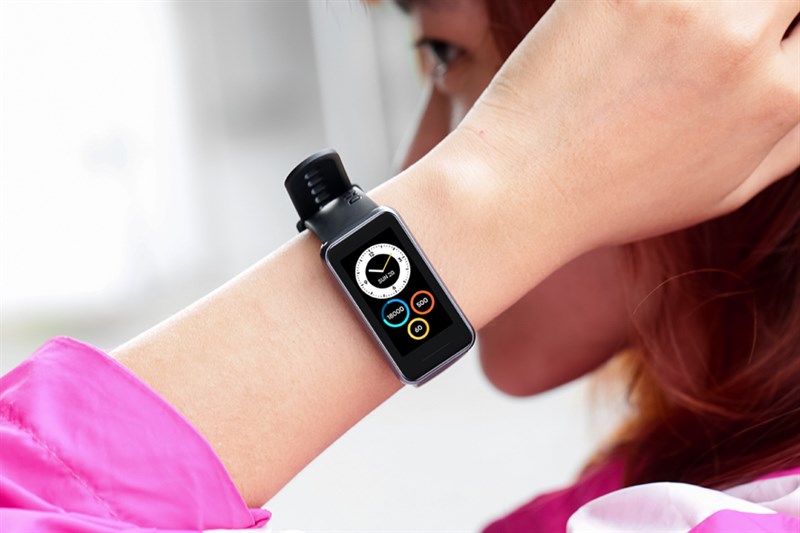 Vòng đeo tay thông minh giá rẻ realme Band 2 Đen