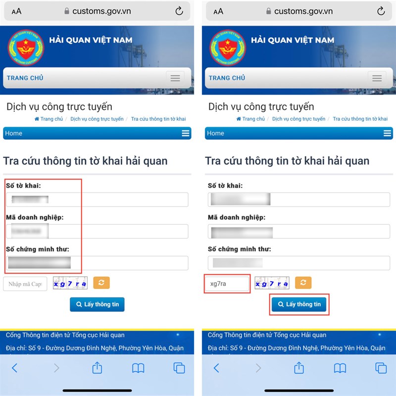 Cách tra cứu tờ khai hải quan online