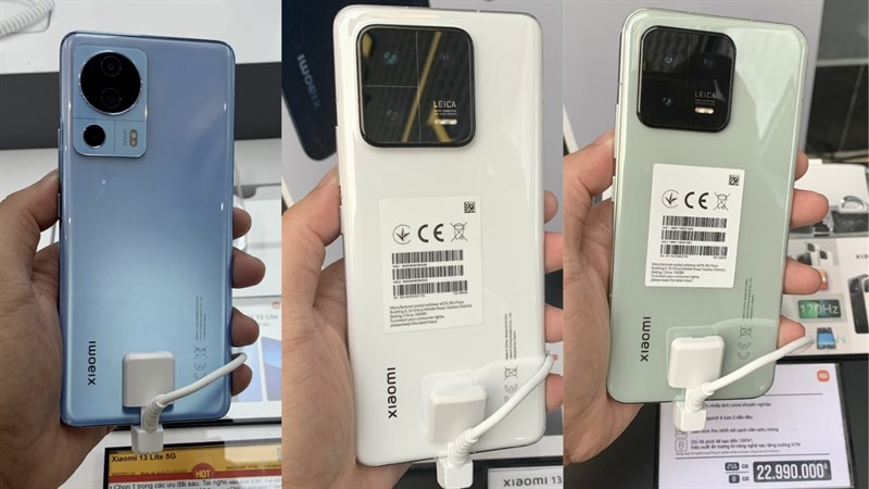 Bộ ba Xiaomi 13 đã sẵn sàng chờ người dùng đến trên tay Bộ ba Xiaomi 13 đã sẵn sàng chờ người dùng đến trên tay