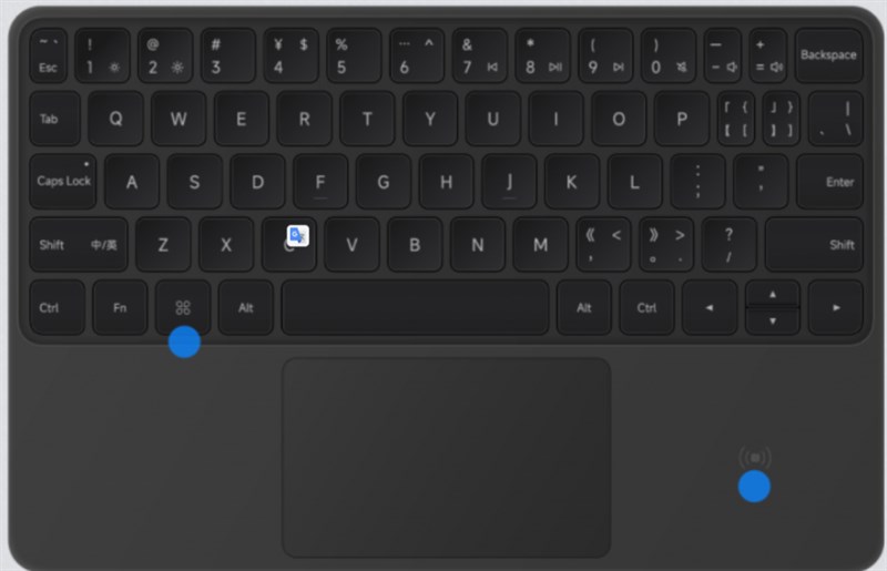 Bàn phím mới cũng hỗ trợ touchpad với nhiều tính năng hấp dẫn đi kèm