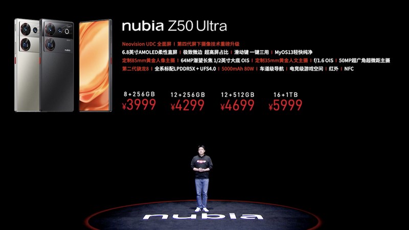Giá bán Nubia Z50 Ultra Giá bán Nubia Z50 Ultra