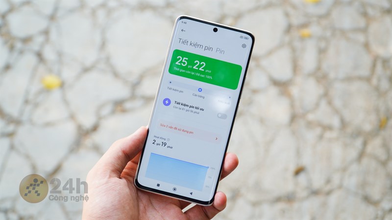 Viên pin của Xiaomi 13 Pro mang đến thời lượng sử dụng cực kỳ ấn tượng.