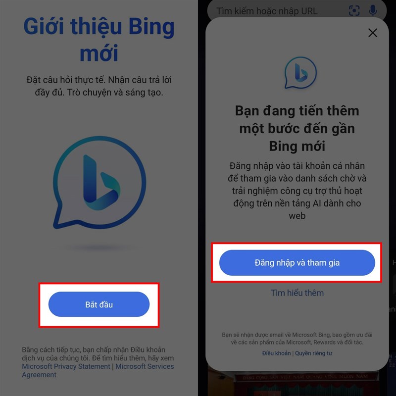 Hướng dẫn cách sử dụng Bing AI trên Android Hướng dẫn cách sử dụng Bing AI trên Android