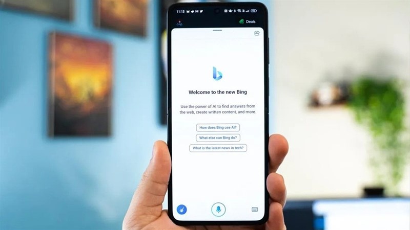 Hướng dẫn cách sử dụng Bing AI trên Android