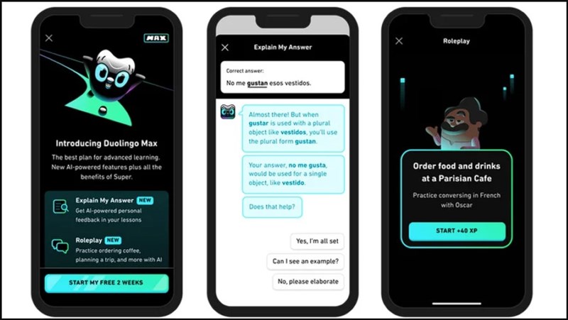 Duolingo giới thiệu Duolingo Max tích hợp AI