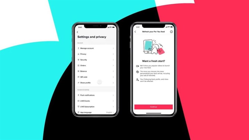TikTok thử nghiệm tính năng làm mới lại trang đề xuất video Dành cho bạn