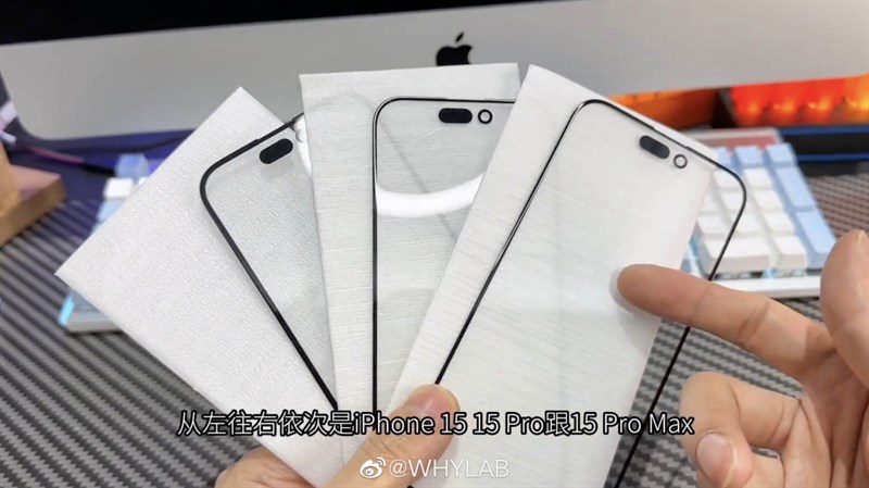 Mặt kính trước của dòng iPhone 2023 trước đây đã rò rỉ cho thấy độ mỏng viền ấn tượng