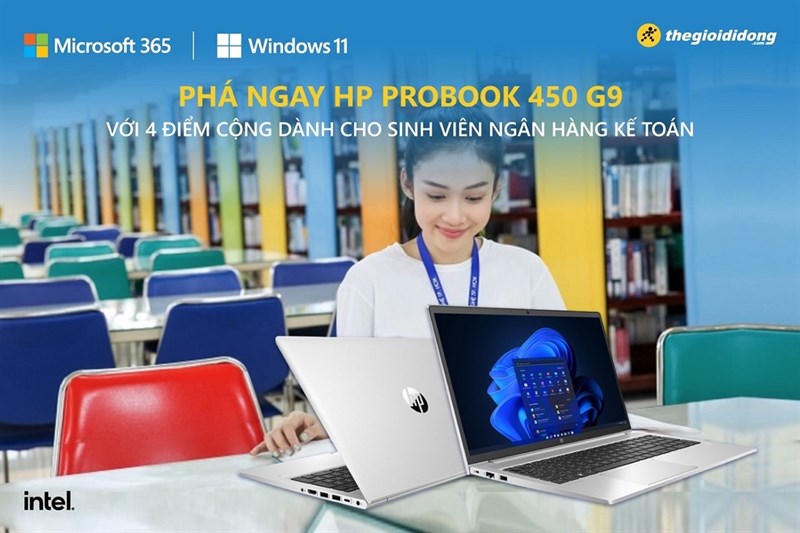 Khám phá ngay HP ProBook 450 G9, chiếc laptop dành cho dân ngân hàng, kế toán